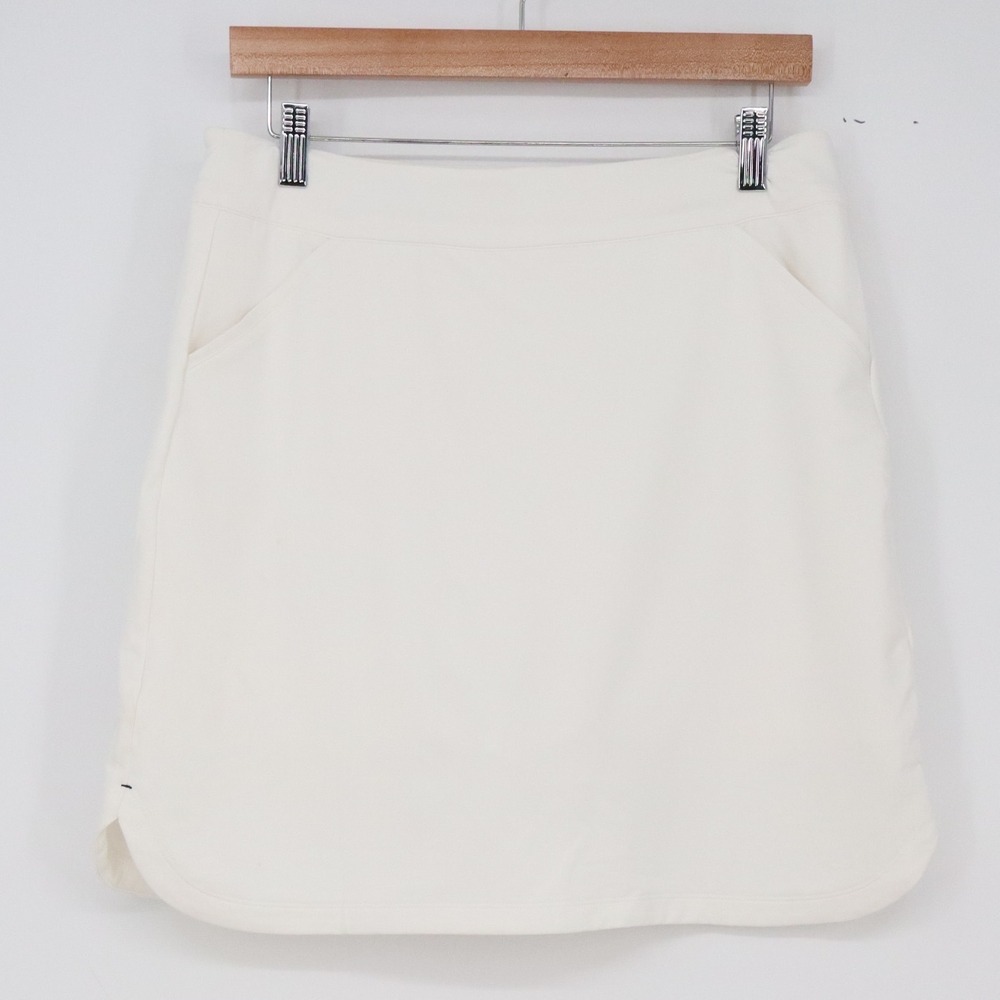 Peter Millar Skort Womens M Performance White Stretch UPF 50+ Excellent